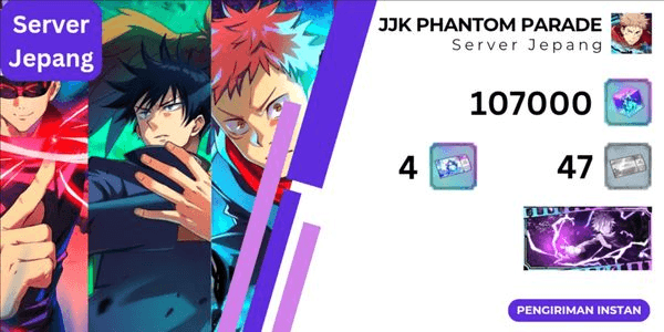 Gambar Product Akun Timbunan Cube Jujutsu Kaisen Best Edition JJK Phantom Parade