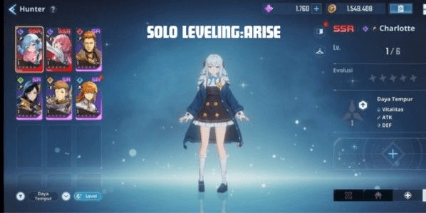 Gambar Product Akun Solo Leveling Arise | AKUN REROLL #1