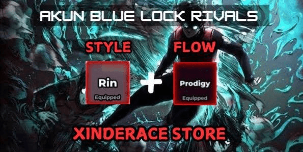 Gambar Product Akun Blue Lock Rivals - Rin (Style) + Prodigy (Flow)