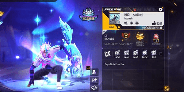 Gambar Product AKUN FREE FIRE