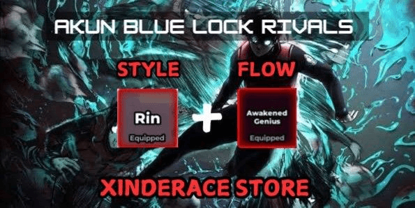 Gambar Product Akun Blue Lock Rivals - Rin (Style) + Awakened Genius (Flow)