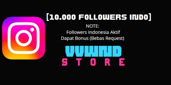 Gambar Product Akun 10.000 Followers (Suntik Followers Indonesia)