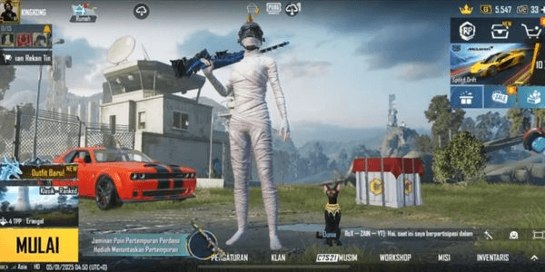 Gambar Product Akun PUBG | Set Baju Mythic 90 Langka + Skin Senjata Lab Super MAXX Glacier Sultan |