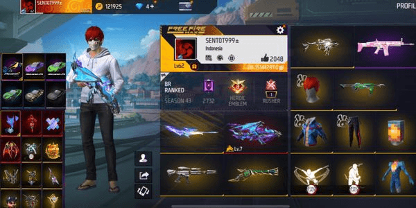 Gambar Product akun free fire max 1