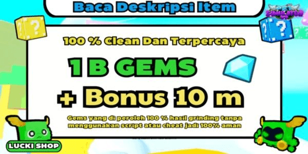 Gambar Product 1,000,000,000 Gems