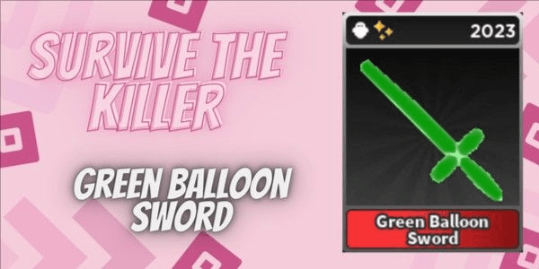 Gambar Product Green Balloon Sword