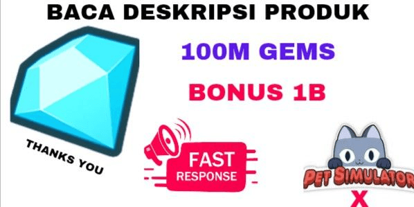 Gambar Product 100M Gems