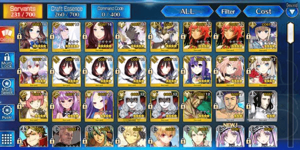 Gambar Product FGO NA Starter 4 SSR Davinci Rider, Merlin, Davinci, Arjuna Alter