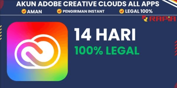 Gambar Product Adobe CC All Apps + 100GB (14 Hari)