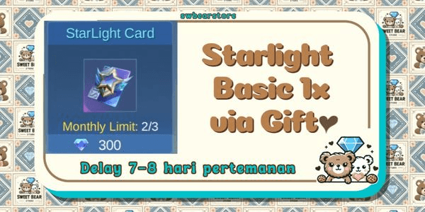 Gambar Product Starlight Card Basic via Gift