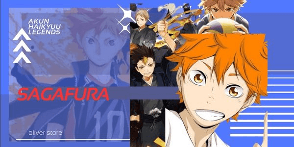 Gambar Product akun polosan haikyuu legends style (sagafura)