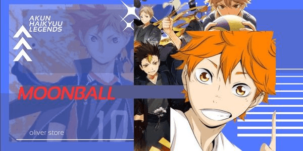 Gambar Product akun polosan haikyuu legends style (moonball)