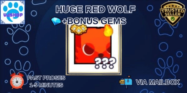 Gambar Product Huge Red Wolf
