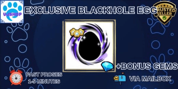Gambar Product Exclusive Blackhole Egg (+Bonus Gems)