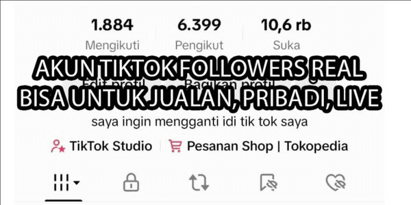 Gambar Product #3 AKUN TIKTOK SESUAI GAMBAR