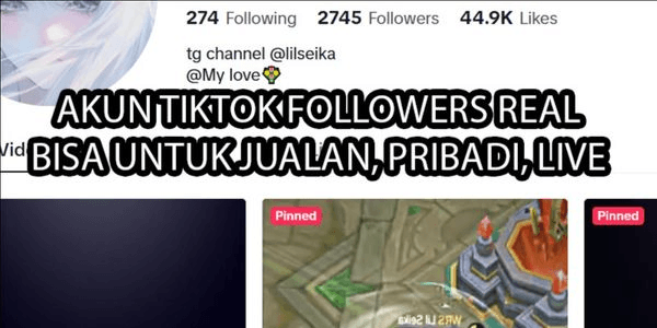 Gambar Product #5 AKUN TIKTOK SESUAI GAMBAR