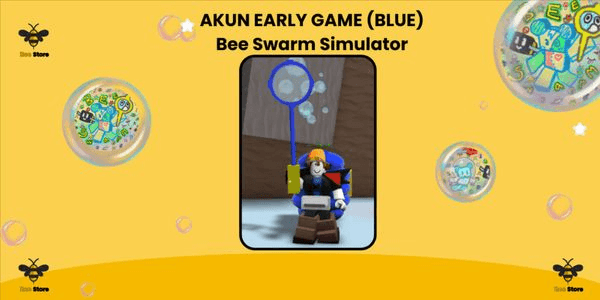 Gambar Product Akun Early Game (Blue) - Bee Swarm Simulator