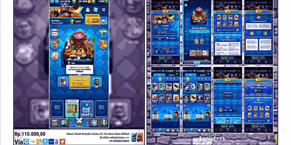 Gambar Product Arena 16 | Akun Clash Royale Murah & Aman