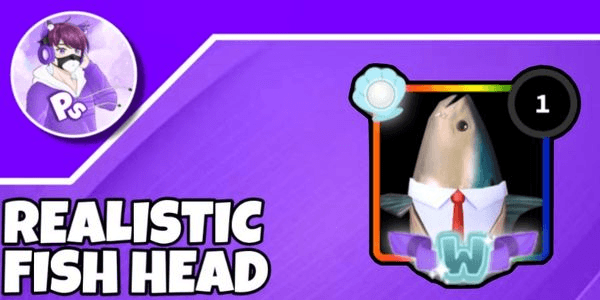 Gambar Product Realistic Fish Head (Shiny Wumbo)