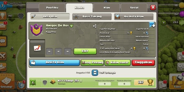 Gambar Product Clan Level 12 Cheap Bang