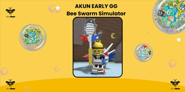 Gambar Product Akun Early Game GG - Bee Swarm Simulator