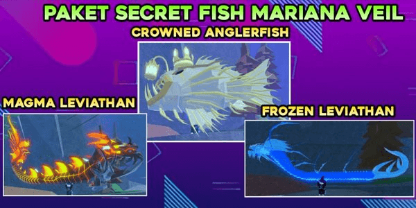 Gambar Product Paket Secret Mariana Veil (3 Secret Fish) [Fisch]