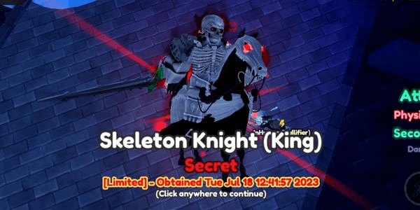 Gambar Product Skull Knight (King)