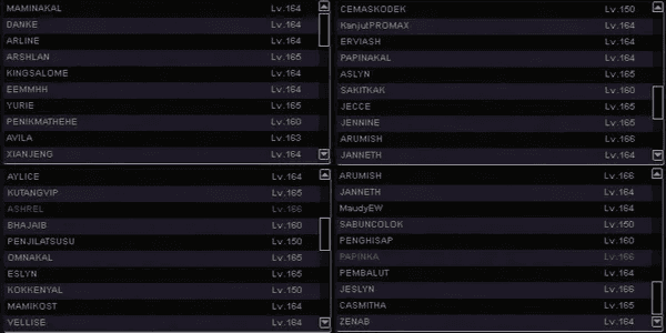 ATLANTICA REBIRTH SERVER RISING SPIRIT ACCOUNT [Lv 150-168]