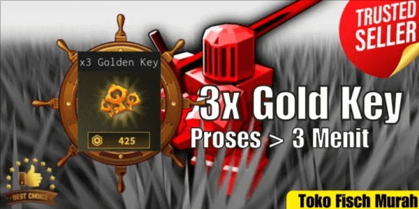 3x Gold Key