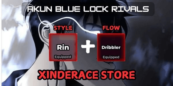Gambar Product Akun Blue Lock Rivals - Rin (Style) + Dribbler (Flow)