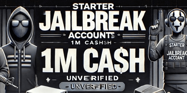 Gambar Product Starter Jailbreak Account | 1M Cash | Fresh & Unverif