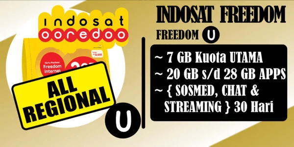 Freedom Unlimited 7GB (30 Hari)