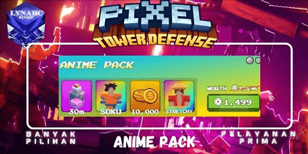 Gambar Product Anime Pack - Pixel Tower Defense