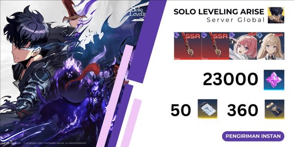 Gambar Product Gacha Account Solo Leveling Arise Premium Edition