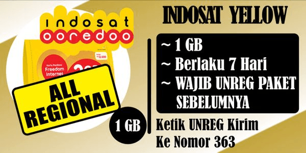 Gambar Product Yellow 1GB (7 Hari)