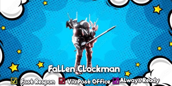 Gambar Product Fallen Clockman (Godly)