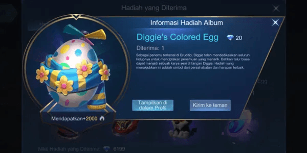Diggie's Colored Egg