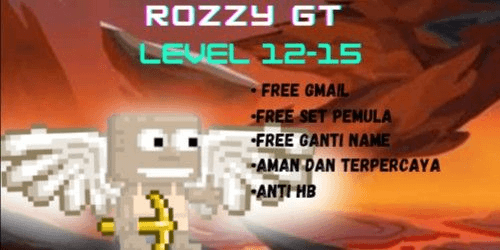 Gambar Product akun growtopia level 12-15