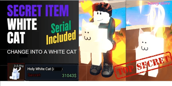 Secret White Cat | Dig It RBL