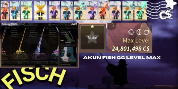 Gambar Product AKUN FISCH GG LEVEL(1000)