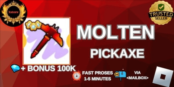 Gambar Product Molten Pickaxe