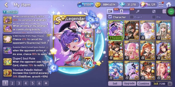 Gambar Product [DM31K] [Legend]HunterPrill [Legend]Bambina [Legend]HeroNike [Evo]Carine [Evo]PrestigeDeath [Evo]EmperorYomra [Evo]Meriel [Evo]Ellin