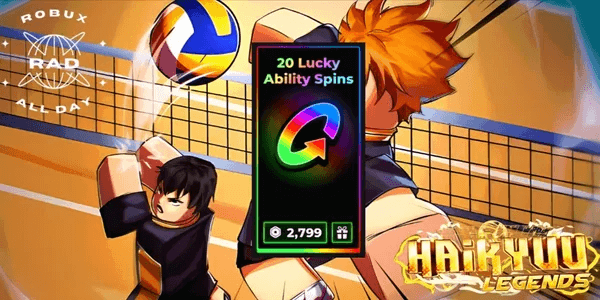 20 Lucky Ability Spins