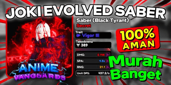 Gambar Product Saber (Black Tyrant)