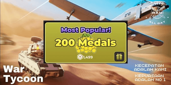 Gambar Product 200 Medals