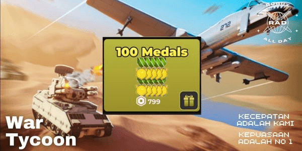 Gambar Product 100 Medals