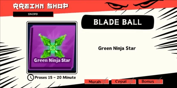 Green Ninja Star