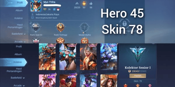 Gambar Product AKUN SEMI SULTAN + SKIN EPIC LIMITED