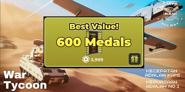 600 Medals