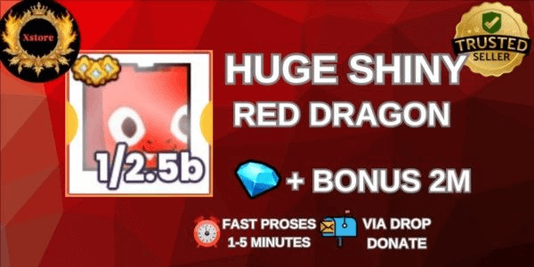 Gambar Product Shiny Huge Red Dragon
